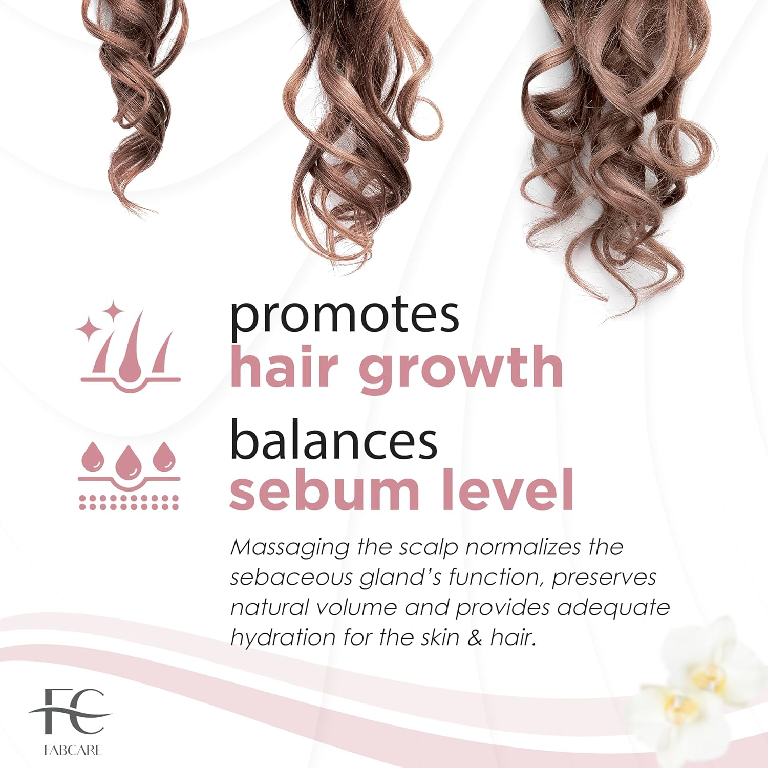 FABCARE Soft Silicone Scalp Brush – Manual Massage & Shampoo Brush