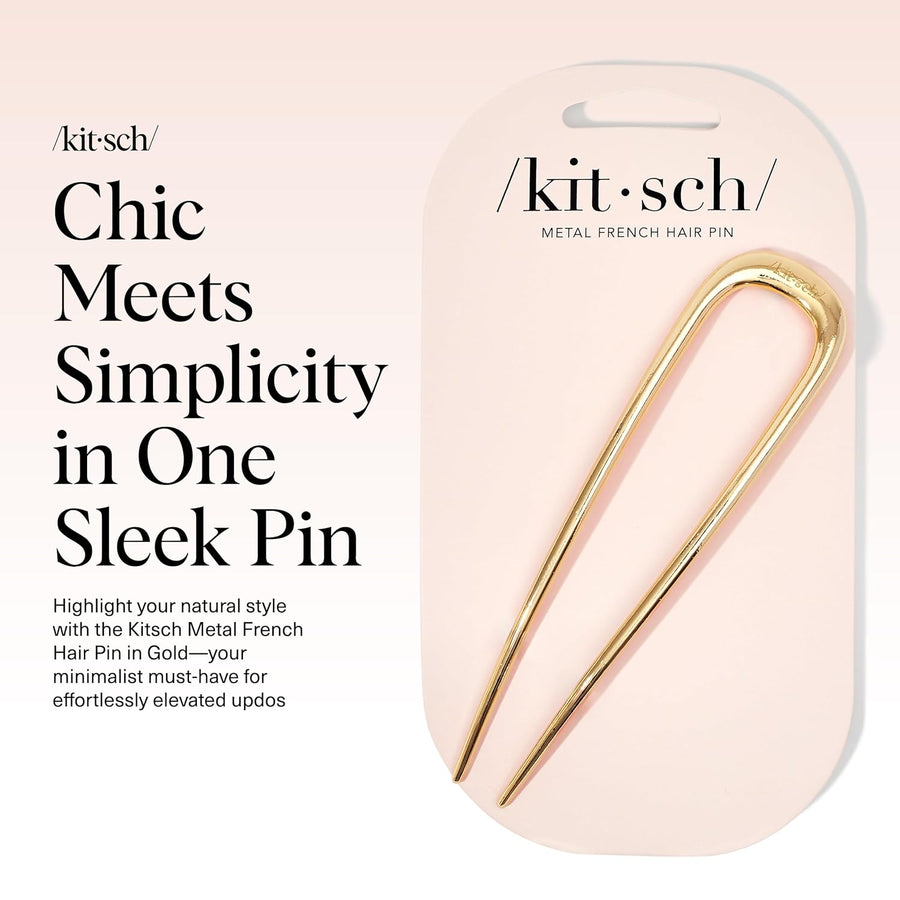 Kitsch French Hair Pin – Gold