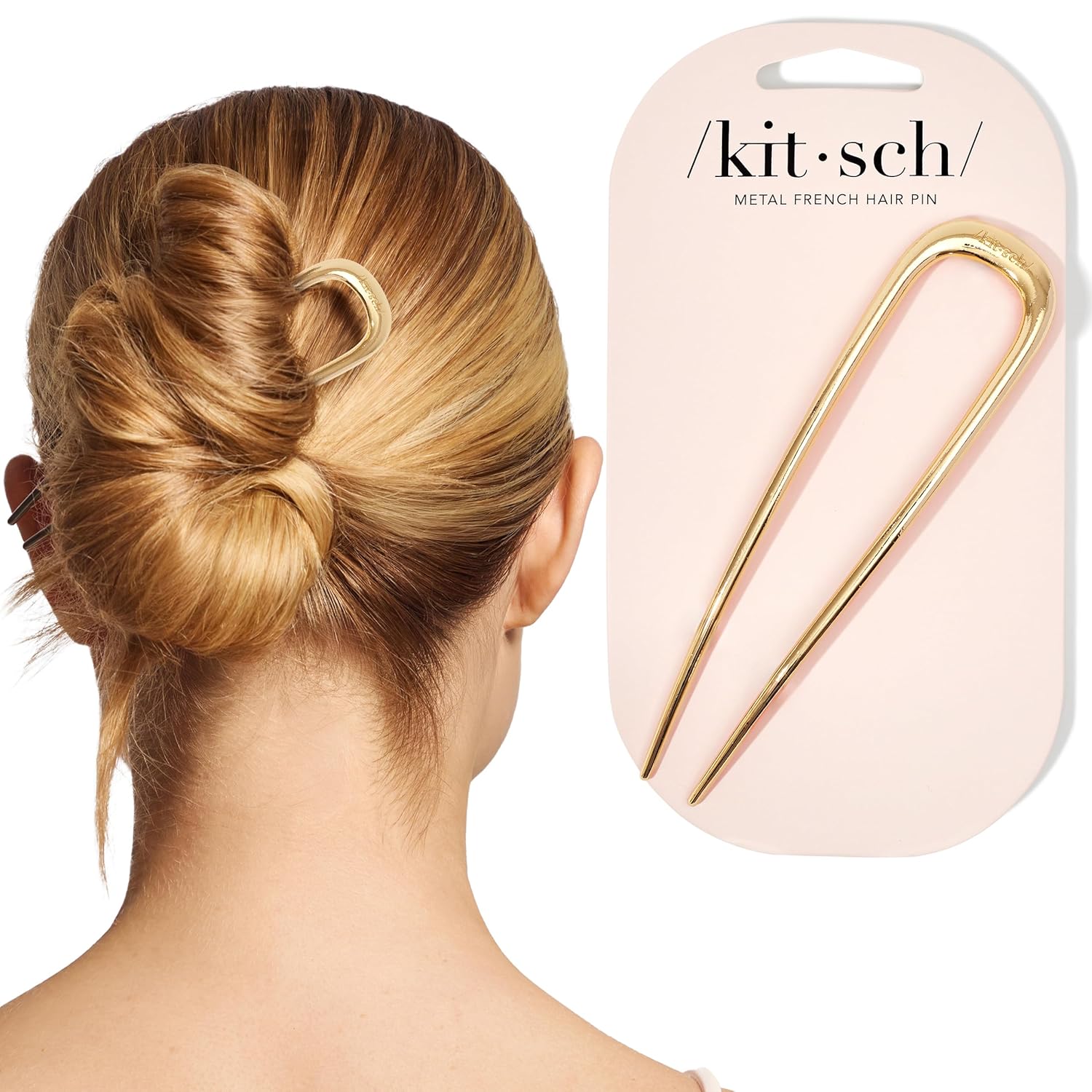 Kitsch French Hair Pin – Gold