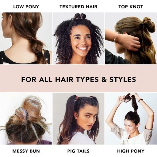 Kitsch Spiral Hair Ties – Pack of 5