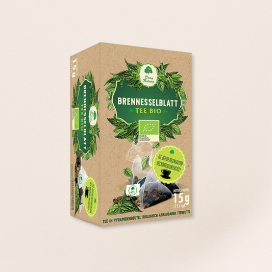 Organic Nettle Leaf Tea – Mineral-Rich Support for Hair & Scalp Wellness (15 Pyramid Bags)