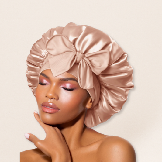 BONNET QUEEN Satin Sleep Cap – Adjustable Hair Protection Bonnet