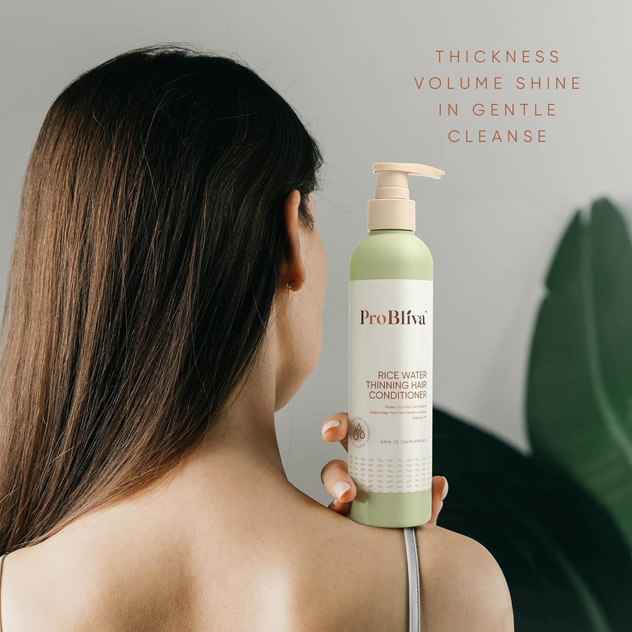 ProBliva Rice Water Shampoo & Conditioner Set (240ml x 2)